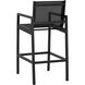 Merano 45 inch Black Outdoor Barstool